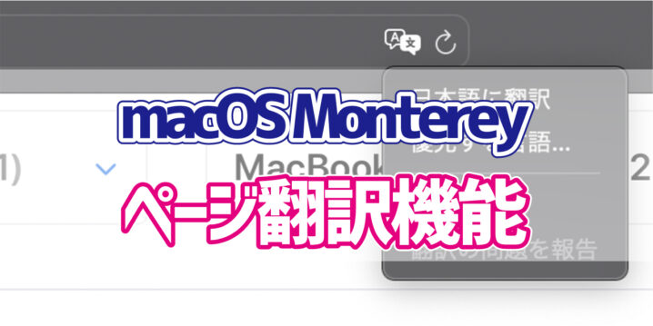 Macos Monterey Safariでwebページを簡単に翻訳する方法 デジタルデバイスの取扱説明書 トリセツ